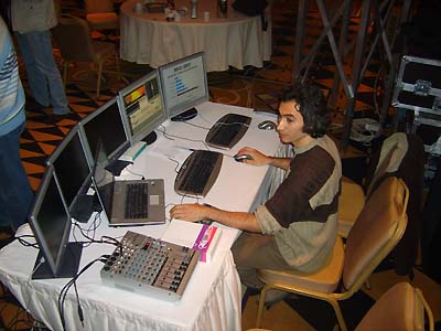  ... me during a event setup in Sheraton Ankara as a dataton watchout operator ... 